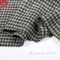 Tweed xadrez barato check houndstooth tecido para sobretudo